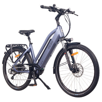 NCM T7s Step-Thru Trekking E-Bike available from Brisbane Bike Rental in Indooroopilly